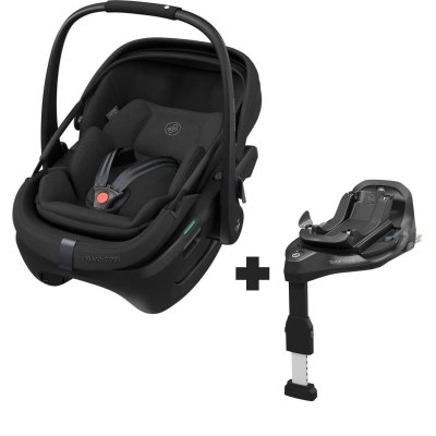 Siège auto coral slide pro onyx black avec base