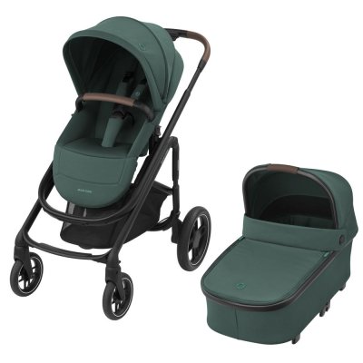 Poussette duo plaza plus essential green