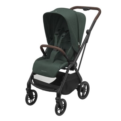 Poussette duo leona 2 + siège auto pebble 360 pro 2 twillic green