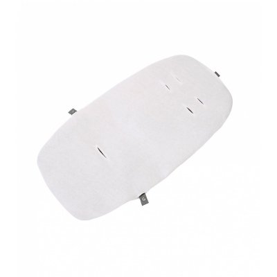 Lot de 2 draps housse pour transat 3 en 1 alba blanc