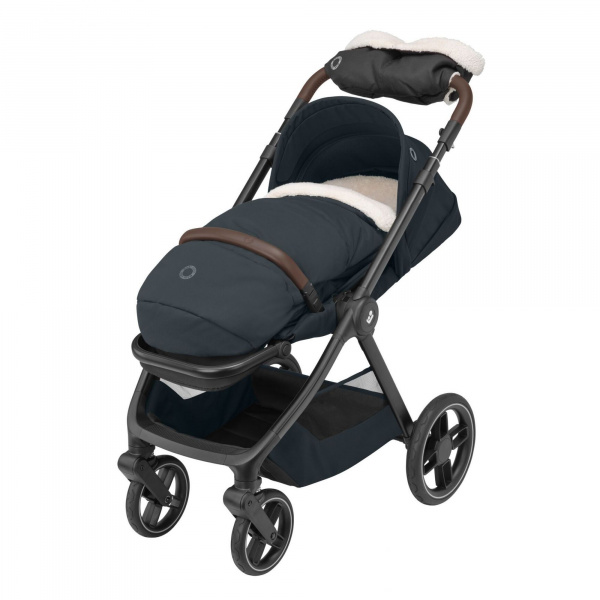 Poussette duo oxford + siège auto pebble 360 essential graphite + base familyfix 360 Maxi-cosi