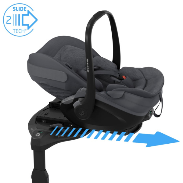 Siege auto pebble slide pro - moon graphite Maxi-cosi