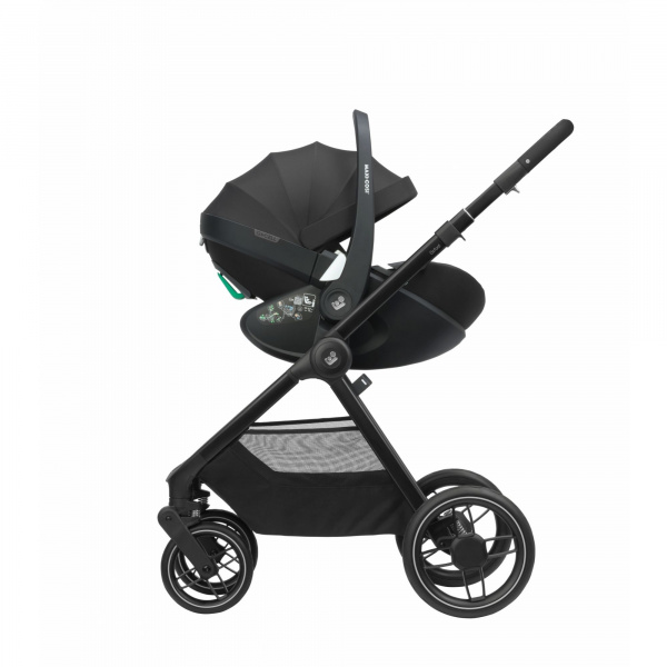 Poussette trio oxford + siège auto pebble 360 pro 2 + nacelle sense twillic black Maxi-cosi