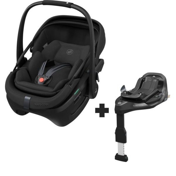 Siège auto coral slide pro onyx black avec base Maxi-cosi