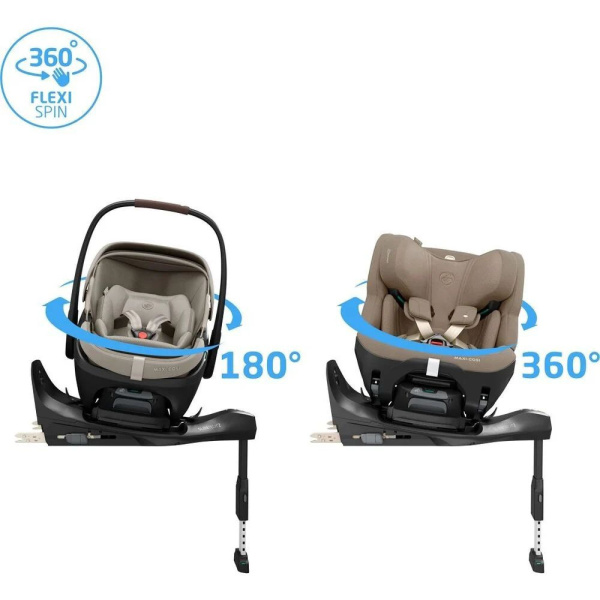Siège auto coral slide pro onyx black avec base Maxi-cosi