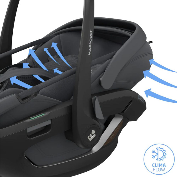 Siège auto coral slide pro moon graphite avec base Maxi-cosi