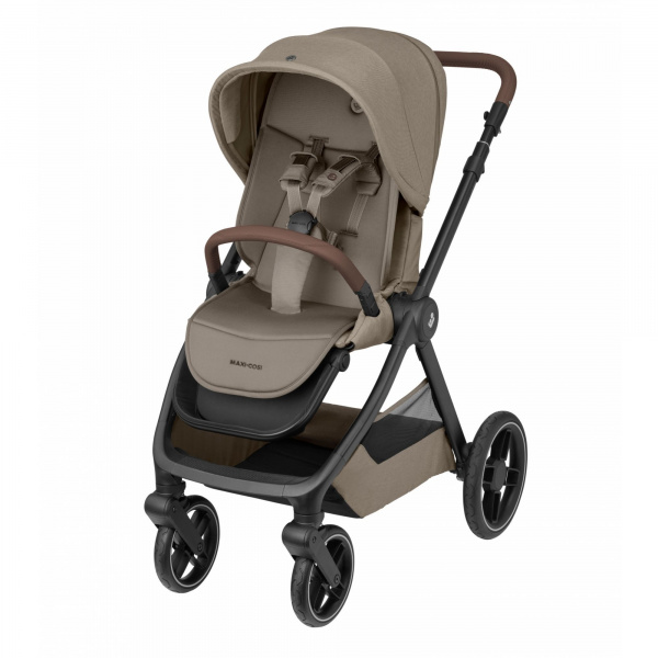 Poussette trio oxford + siège auto pebble 360 pro 2 + nacelle sense twillic truffle + base familyfix 360 pro Maxi-cosi