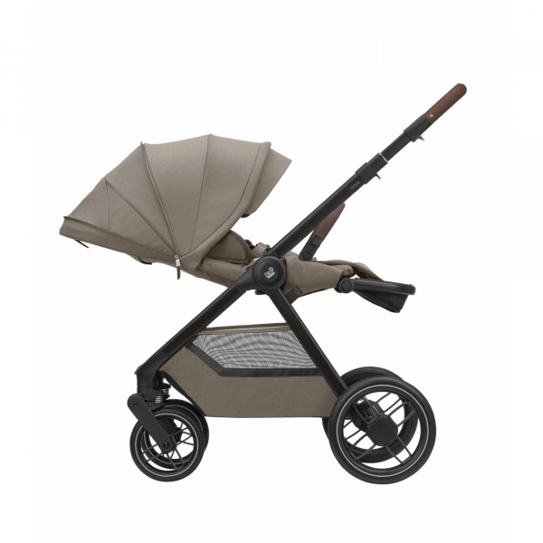Poussette trio oxford + siège auto pebble 360 pro 2 + nacelle sense twillic truffle + base familyfix 360 pro Maxi-cosi