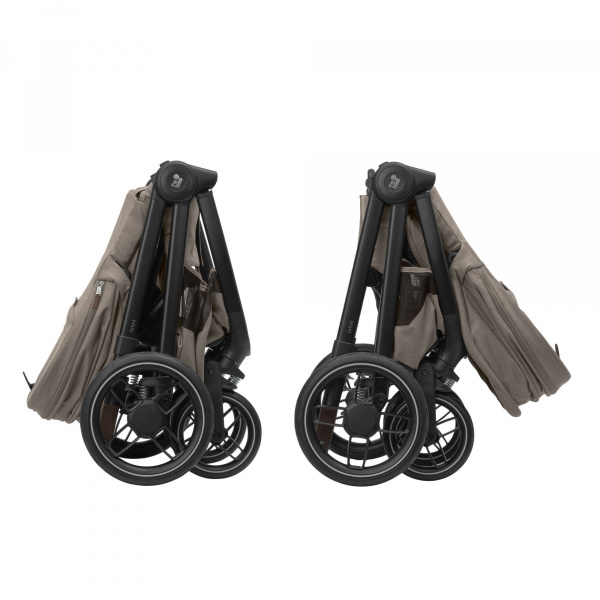 Poussette trio oxford + siège auto pebble 360 pro 2 + nacelle sense twillic truffle + base familyfix 360 pro Maxi-cosi