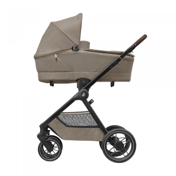 Poussette trio oxford + siège auto pebble 360 pro 2 + nacelle sense twillic truffle + base familyfix 360 pro Maxi-cosi