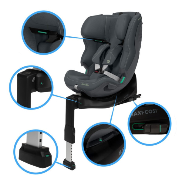 Siege auto emerald 360 pro - authentic graphite Maxi-cosi