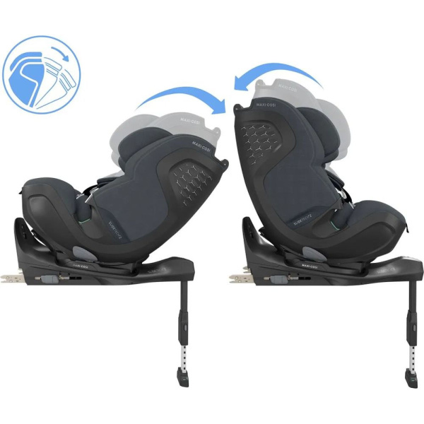 Siège auto pearl xl slide pro authentic graphite Maxi-cosi