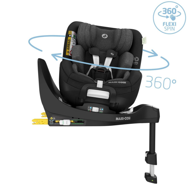 Siège auto mica pro eco i-size authentic black Maxi-cosi