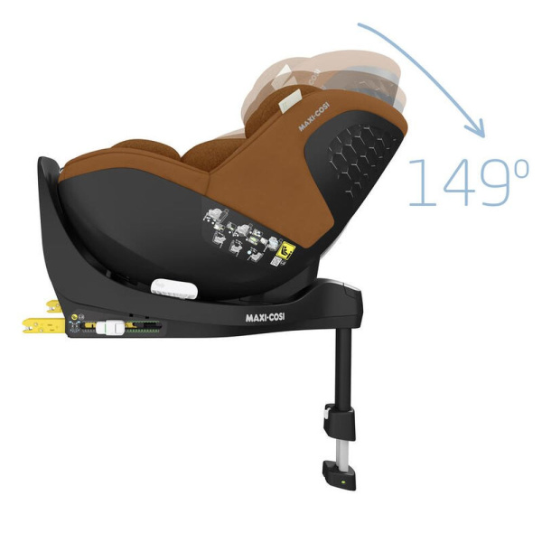 Siège auto mica pro eco i-size authentic cognac Maxi-cosi