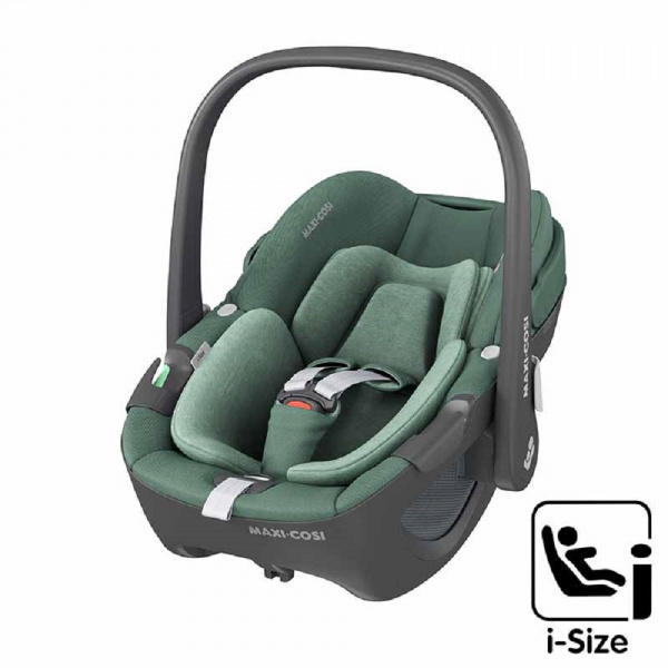 Poussette duo leona² + siège auto pebble 360 essential green + base familyfix 360 Maxi-cosi