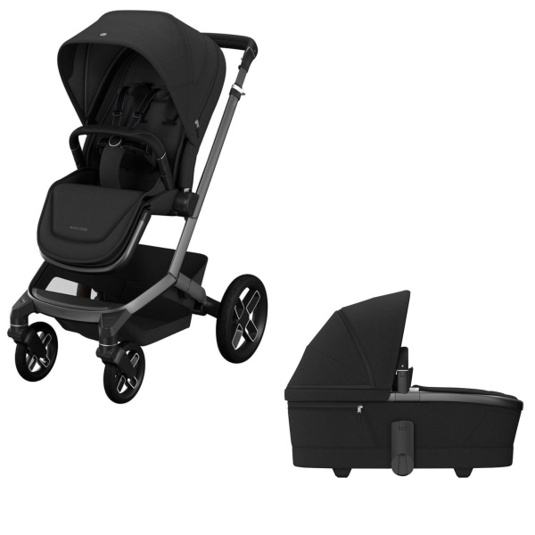 Poussette duo fame + nacelle twillic black Maxi-cosi