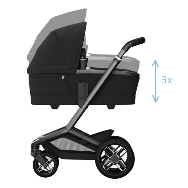 Poussette duo fame + siège auto pebble 360 black Maxi-cosi