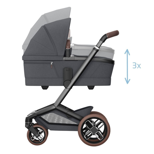 Poussette duo fame + siège auto pebble pro 2 graphite Maxi-cosi