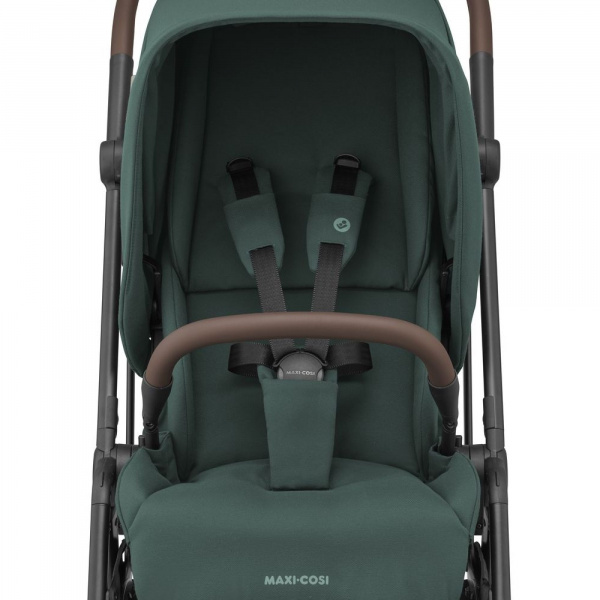 Poussette duo leona² + siège auto pebble 360 essential green Maxi-cosi