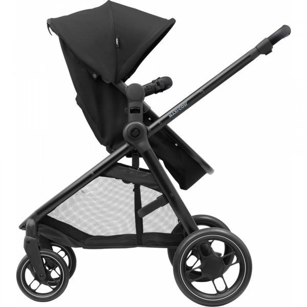 Poussette duo zelia 3 + nacelle essential black Maxi-cosi