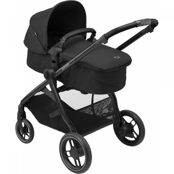 Poussette duo zelia 3 + nacelle essential black Maxi-cosi