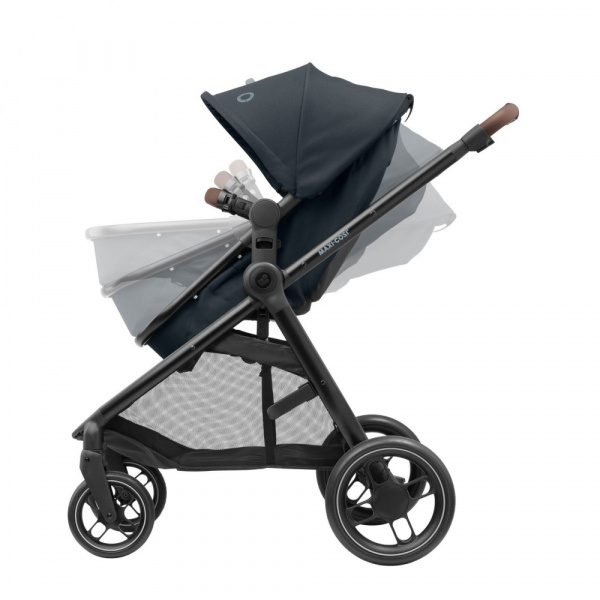 Poussette duo zelia 3 + nacelle essential graphite Maxi-cosi