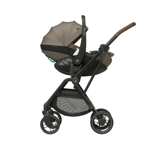 Poussette duo leona 2 + siège auto pebble 360 pro 2 twillic truffle Maxi-cosi