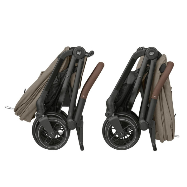 Poussette duo leona 2 + siège auto pebble 360 pro 2 twillic truffle Maxi-cosi