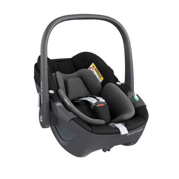 Poussette duo oxford twillic black + siège auto i-size pebble 360 essential black Maxi-cosi