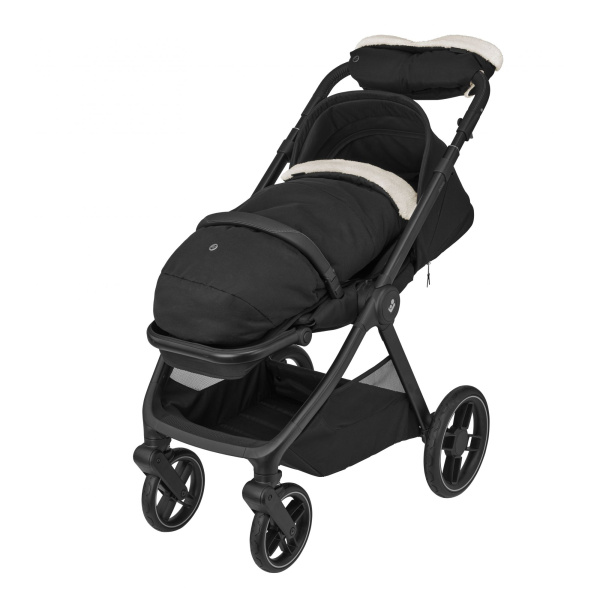 Poussette duo oxford twillic black + siège auto i-size pebble 360 essential black Maxi-cosi