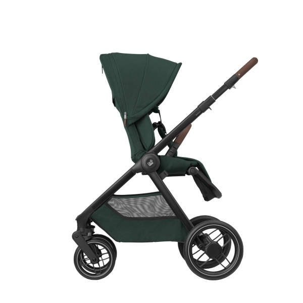 Poussette trio oxford + siège auto pebble 360 pro 2 + nacelle sense twillic green + base familyfix 360 pro Maxi-cosi