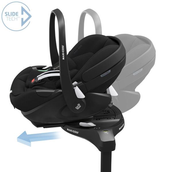 Poussette trio fame + siège auto pebble 360 pro 2 + nacelle fame black Maxi-cosi