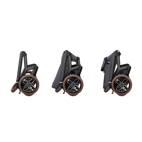 Poussette trio fame + siège auto pebble 360 pro 2 + nacelle fame graphite Maxi-cosi