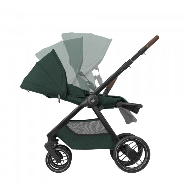 Poussette duo oxford twillic green + siège auto pebble 360 pro2 i-size twillic green Maxi-cosi