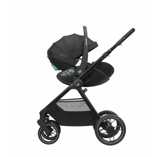 Poussette trio oxford + siège auto pebble 360 + nacelle sense twillic black Maxi-cosi