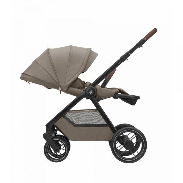 Poussette duo oxford + siège auto pebble 360 pro 2 twillic truffle + base familyfix 360 pro Maxi-cosi