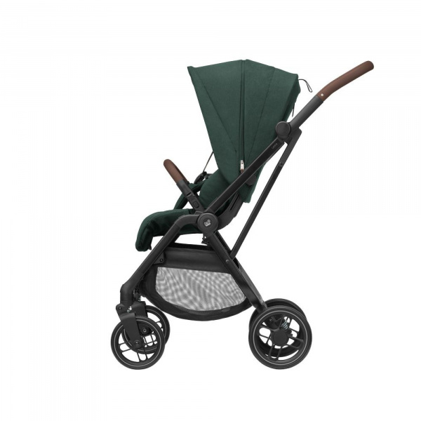 Poussette trio leona 2 + siège auto pebble 360 + nacelle sense green + base familyfix 360 Maxi-cosi