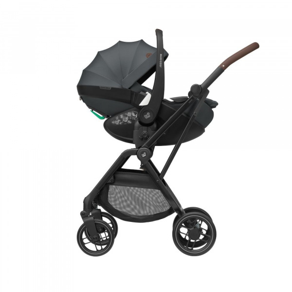 Poussette trio leona 2 + siège auto pebble 360 + nacelle sense graphique Maxi-cosi