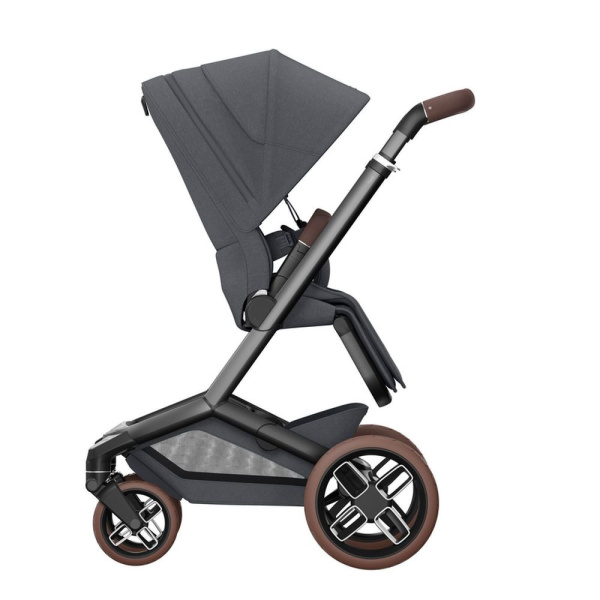 Poussette trio fame + siège auto pebble 360 + nacelle fame graphite Maxi-cosi