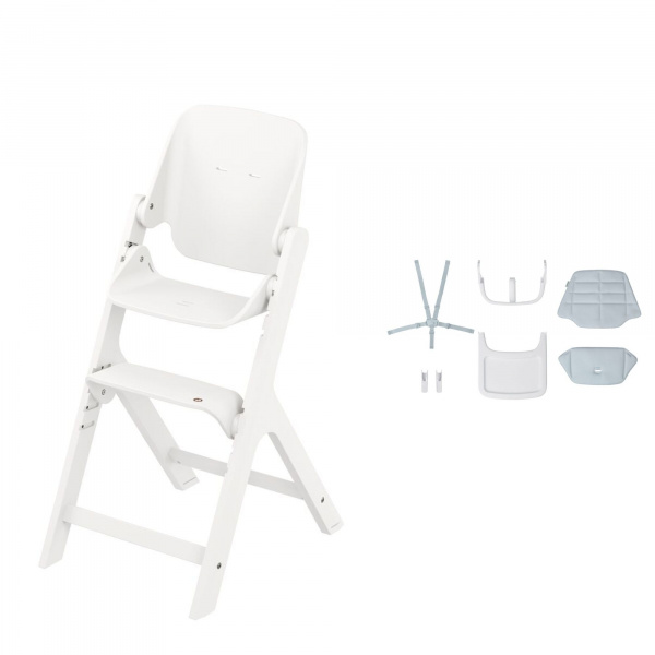 Chaise haute évolutive nesta white + kit enfant Maxi-cosi