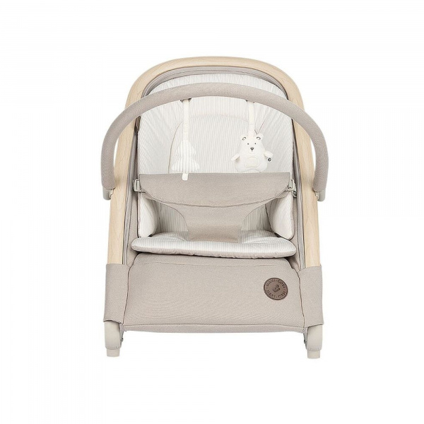 Transat kori beige eco avec arche Maxi-cosi