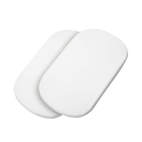 Lot de 2 draps housse pour nacelle - blanc Maxi-cosi