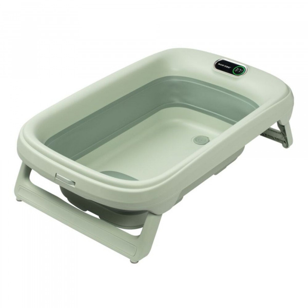 Baignoire indigo plus + insert nouveau-né sage green + support de baignoire Maxi-cosi