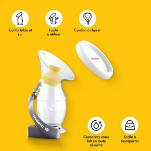 Recueil lait en silicone Medela