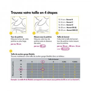 Bustier d'allaitement mains libres xl chair Medela