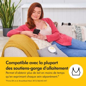 Tire-lait électrique solo mains-libres Medela