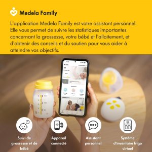 Tire-lait électrique solo mains-libres Medela