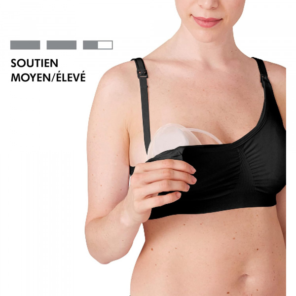 Soutien-gorge d'allaitement 3-en-1 xl noir Medela