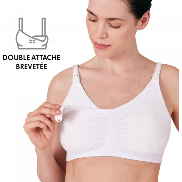 Soutien-gorge d'allaitement 3-en-1 xl blanc Medela