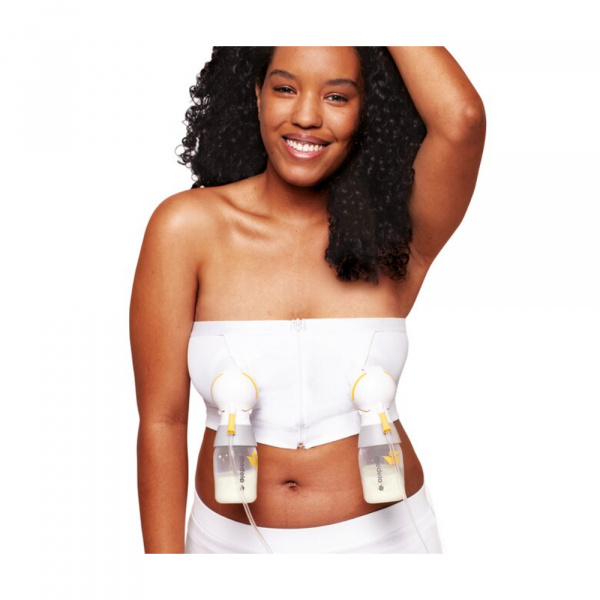 Bustier d'allaitement mains libres m blanc Medela